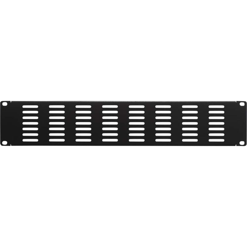 NavePoint 2U Blank Rack Mount Panel IT Server Network Spacer Slotted Venting