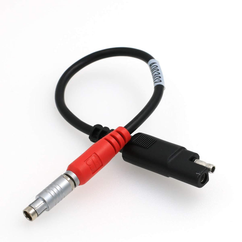 DRRI Topcon GPS 5pin to SAE 2-pin Connector Power Cable for HiPer/Legacy/GB/GR-3