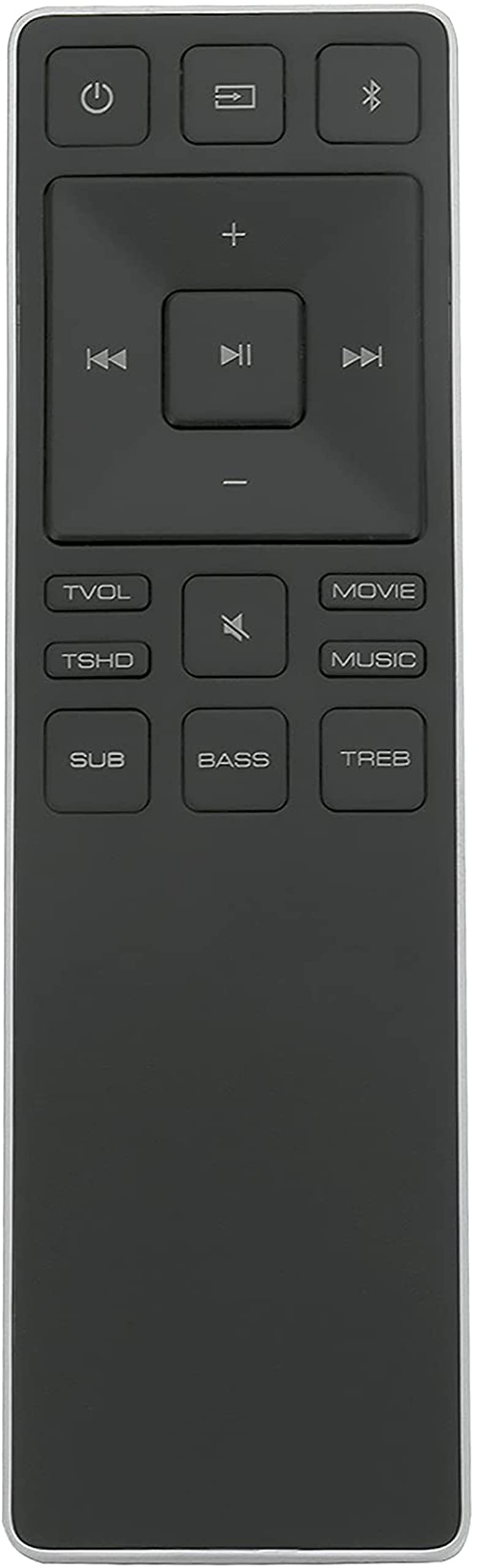 XRS551-D Replaced Remote fit for VIZIO SmartCast Sound bar SB3820-C6 SB4451-C0 SB4051-D5 SB3851-D0 SB4551-D5 SB3651-E6 SB4451C0 SB4051D5 SB3851D0 SB4551D5 SB3651E6 SB2821-D6 SB2821-D6B SB3621n-E8