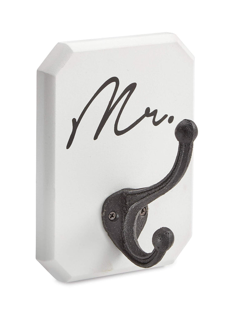 AdirHome Single Coat Hook - Hat Hook - Towel Hook (Mister) (302-05) Mister