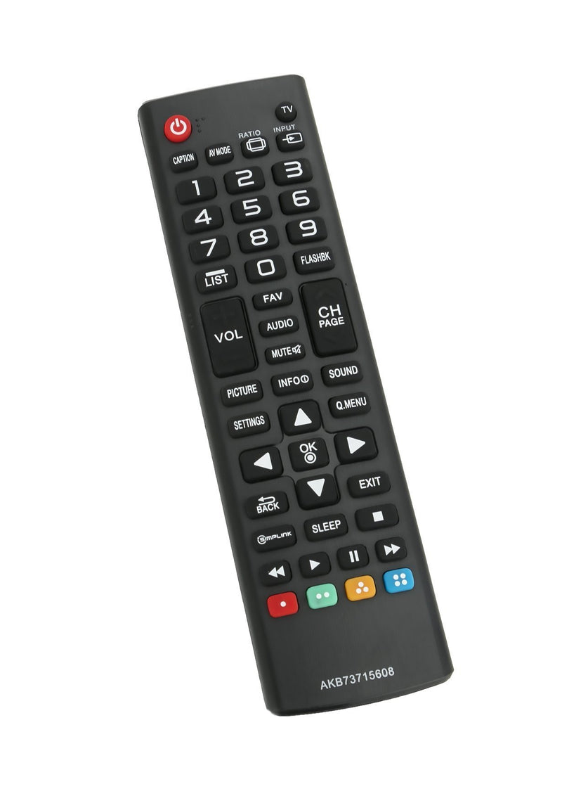 New AKB73715608 Replace Remote Control fit for LG LCD TV Plasma HDTV 32LH500B 32LN520B 32LN5300 32LN530B 32LN530B-UA 32LN530BUA