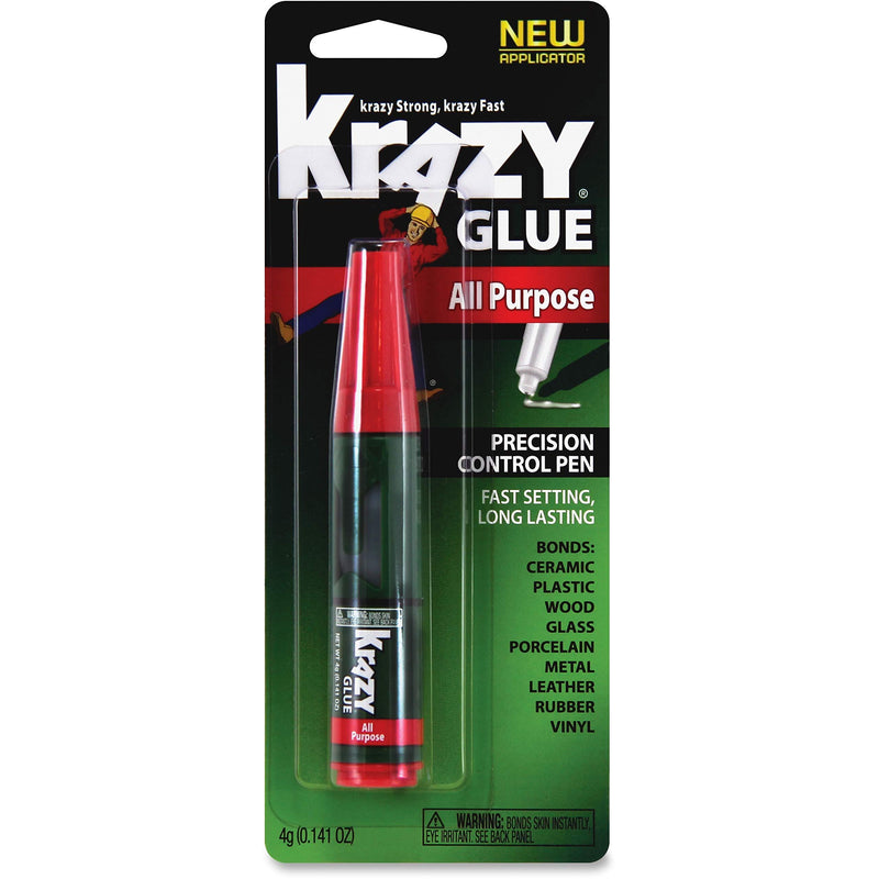 Krazy Glue, All Purpose, Precision Control Pen, 4 g Clear