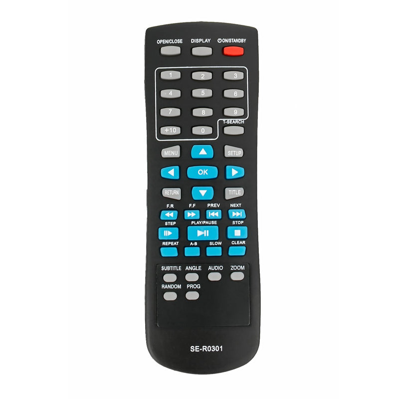 SE-R0301 Replace Remote Control SER0301 fit for Toshiba DVD Player SD-4100 SD-4200 SD-4200KC SD-4200KU SD-K790KU SD-4100KU SD-4300 SD-4300KU SD-K780KU SD-K780 SD-3300KU SD-4100KU2