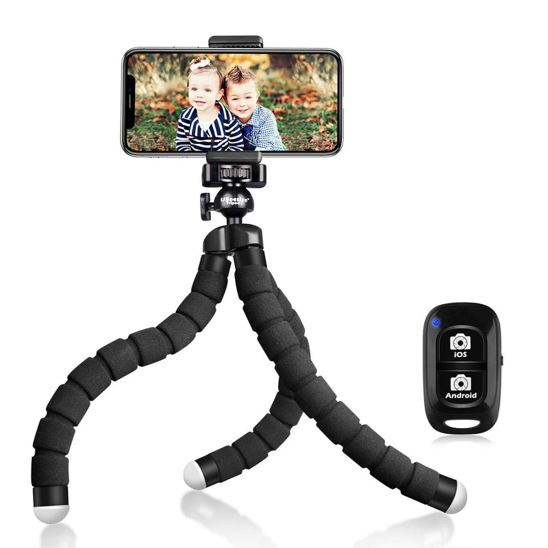 UBeesize Tripod S, Premium Flexible Phone Tripod with Wireless Remote, Mini Tripod Stand for Cameras/GoPros/Mobile Devices