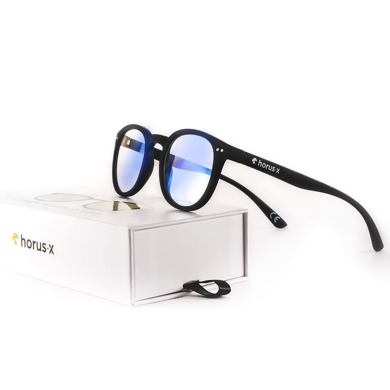 HORUS X - Blue Light Blocking Glasses for Screens - Computer Tablet Smartphone TV Glasses | UV Protection Anti-Fatigue and Eyestrain - Improved Sleep - Men and Women - Blue blocker glasses Casual