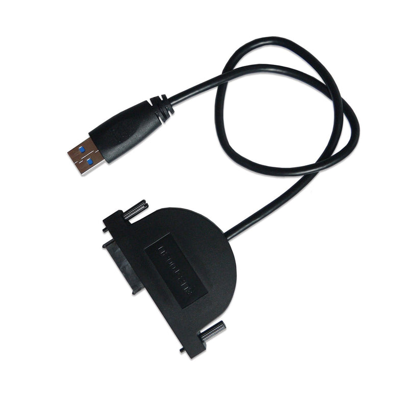 Y-NX USB3.0 SATA Optical Disc Drive Cable, 6+7Pin Slimline SATA to USB3.0 Cable for Laptop CD/DVD-RW/Blu-ray Drive