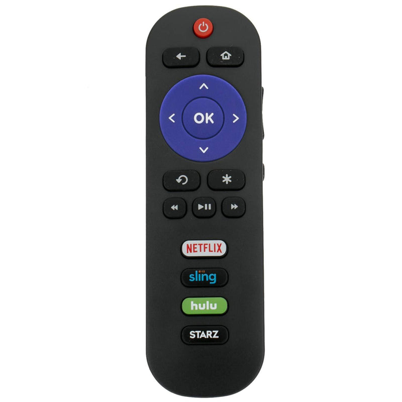 RC280 Replacement Remote fit for TCL Roku TV with Hulu Netflix Sling Starz App Shortcut Key 32S305 49S405 49S403 43S303 55S403 32S301 50FS3800 32S3750 32S3800 32S4610R 32S3850A 32S3700 43FP110