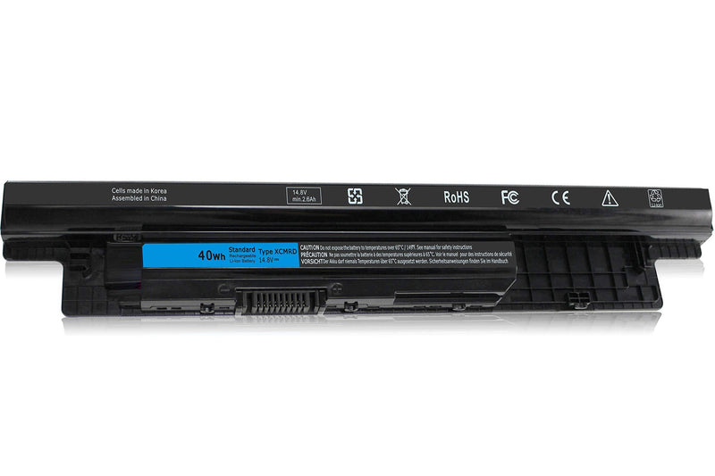40Wh XCMRD Laptop Battery Fit for Dell Inspiron 15 3000 Series 3542 3543 3521 3537 3531 3541 17 3721 3737 15R 5537 5521 17R 5737 5721 14 3421 14R 5421 Latitude 3540 3440 P28F P40F FW1MN 4WY7C 14.8V