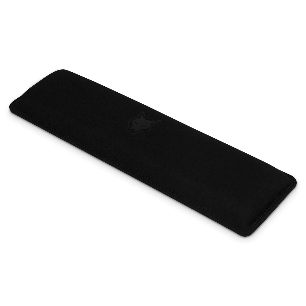 SubZERO Gaming Wrist Rest Pad for Keyboards, Tenkeyless, Stitched Edges, 14.5”x4”x1” (Black) Black