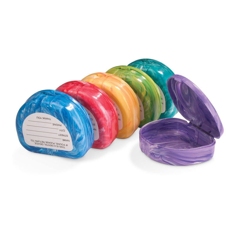 Practicon 7086010 Marble Retainer Cases with Labels (6 Pack)