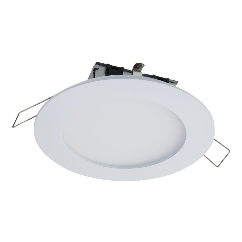 HALO SMD4R6927WHDM SMD 4 in. Integrated LED Recessed Round Trim Downlight Direct Mount 90 CRI 2700K CCT, White Round, Direct Mount 2700k Warm White