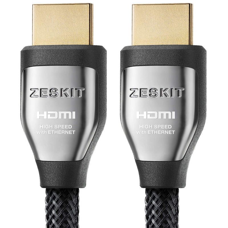Zeskit Cinema Plus 4K 10ft High Speed with Ethernet 22.28Gbps HDMI 2.0b Cable, Compatible with Dolby Vision 4K 60Hz HDR ARC 4:4:4 HDCP 2.2 3m/10ft