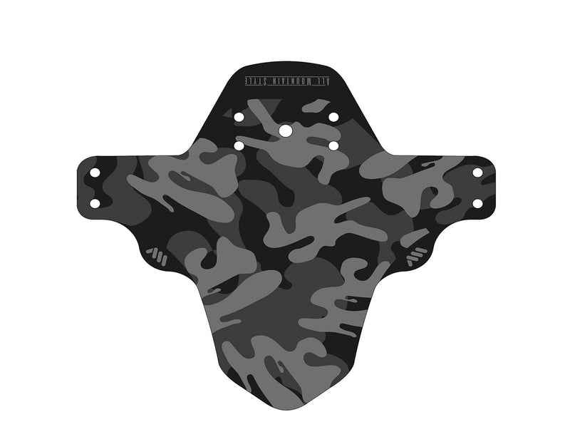 All Mountain Style AMS Front Mudguard â€“ Fits 26â€™â€™,27.5â€™â€™,29â€™â€™, Plus Size Camo/Black