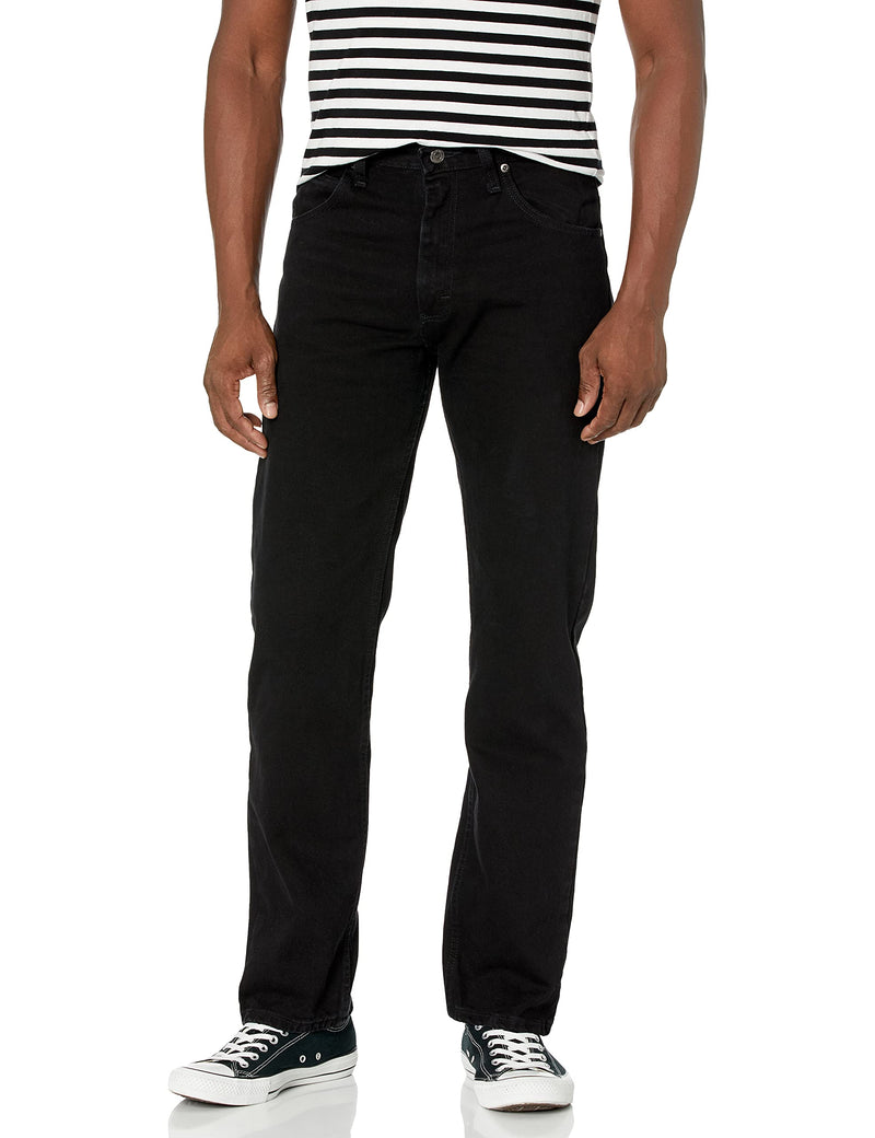 Wrangler Authentics Men's Classic 5-Pocket Regular Fit Cotton Jean Standard 28W x 30L Black