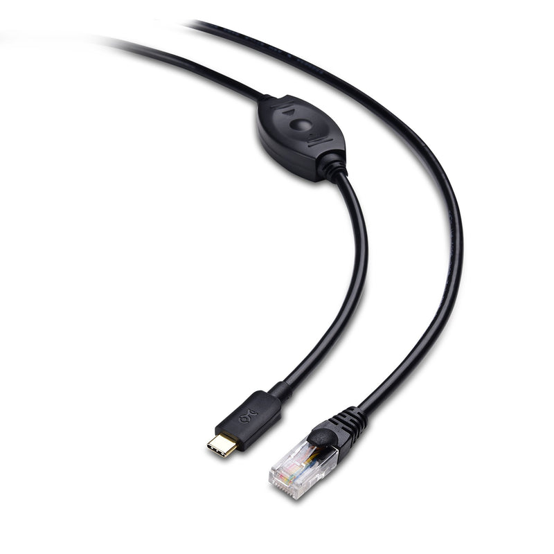 Cable Matters USB C to RJ45 Console Cable for Windows and MacBook Pro (Compatible Cisco Console Cable, Rollover Cable) with FTDI 6 Feet