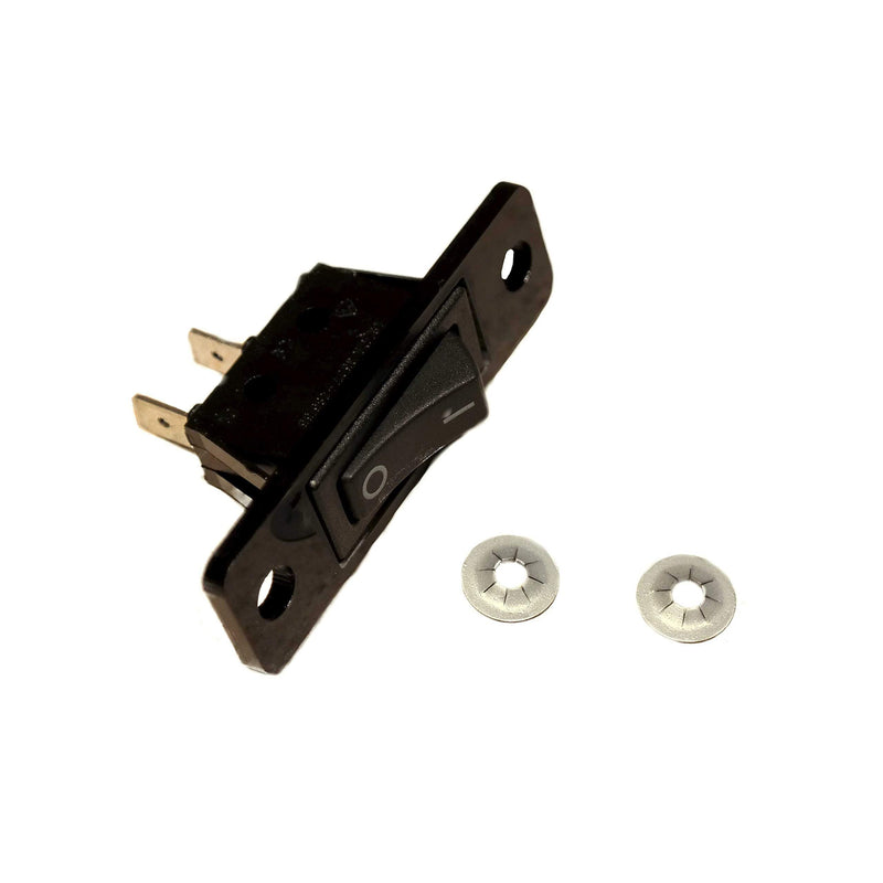Aftermarket Replacement Jenn Air Cooktop/Stove/Range Fan Switch - 2 Wires (Black) Black