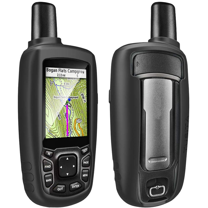 TUSITA Case Compatible with Garmin GPSMAP 62 62s 62st 62sc 62stc 64 64s 64st 64sc 64x 64sx 64csx 65 65s - Silicone Protective Cover Skin - Outdoor Handheld GPS Navigator Accessories