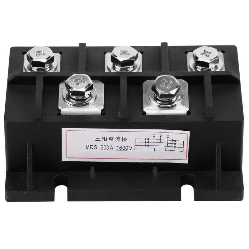 MDS 200 amp 1600V 3 Phase AC to DC High Power Rectifier Silicon Full Wave Diode Bridge Rectifier Module 5 Terminals