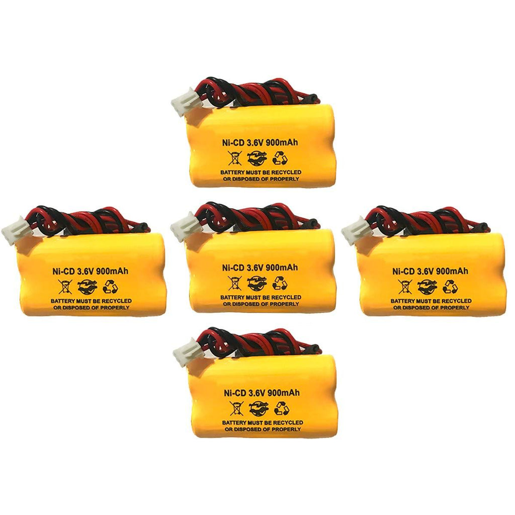 Lowes OSA230 3.6v 900mAh Battery Replacement Exit Sign Emergency Light NiCad Unitech 6200RP Lowes 253799 Unitech AA900MAH 6200-RP Unitech LEDR-1