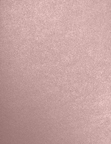 LUXPaper 8.5” x 11” Paper for Crafts and Printing in Misty Rose Metallic - Sirio Pearl®, Scrapbook and Office Supplies, 50 Pack (Rose) 50 Qty. Misty Rose Metallic - Sirio Pearl?