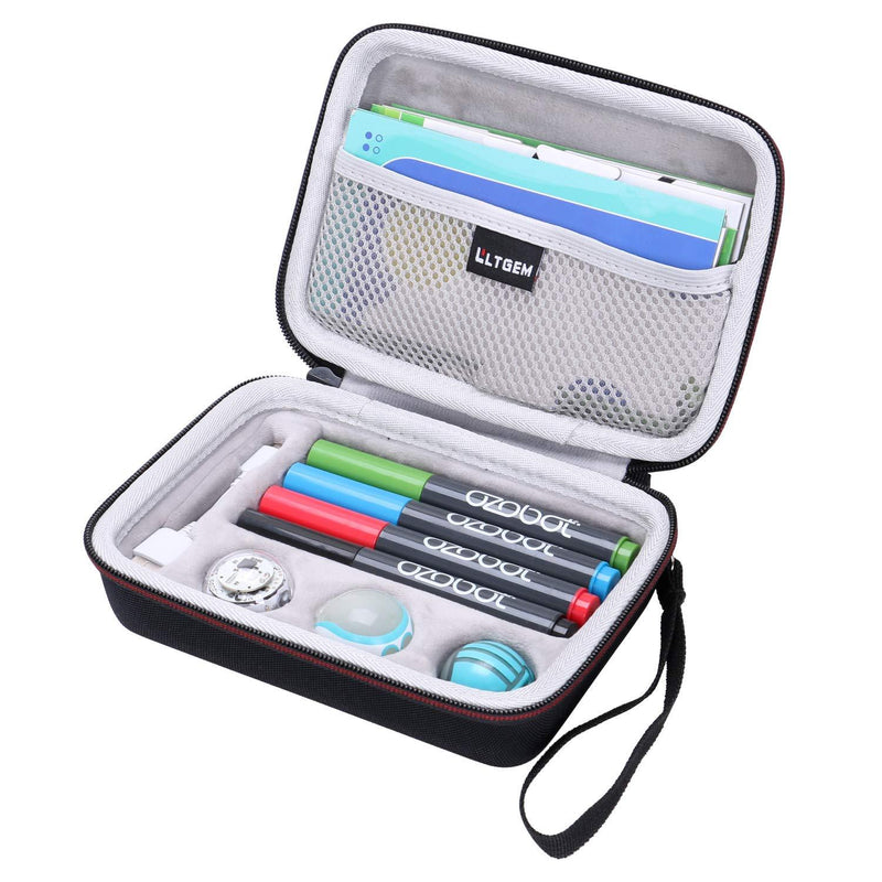 LTGEM Carrying Case for Bit Coding Robot - Fits USB Charging Cable/playfield/Skin / 4 Color Code Markers (Fits a Full Robotics kit)-Case only A-Gray