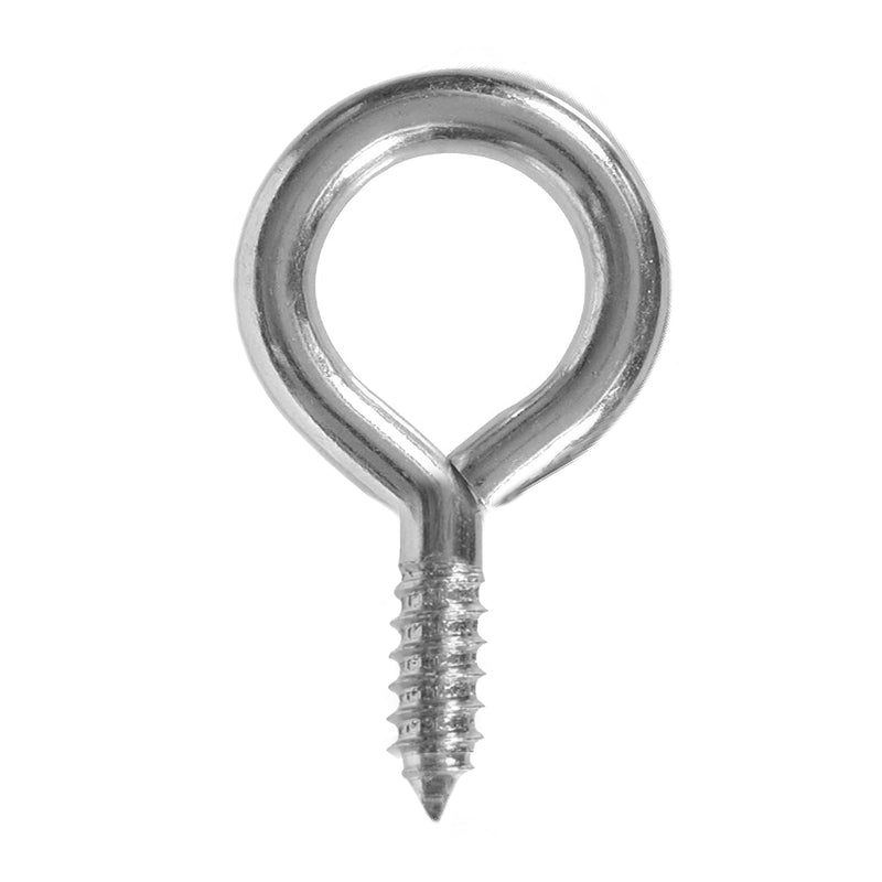 Small Screw Eye - 1000 Pack - 216.5 Short Shank Screweyes 9/16 inch Long
