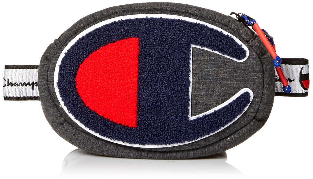 Champion Prime Waist Pack One Size Dark Grey/Navy Logo