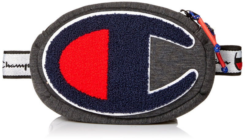 Champion Prime Waist Pack One Size Dark Grey/Navy Logo