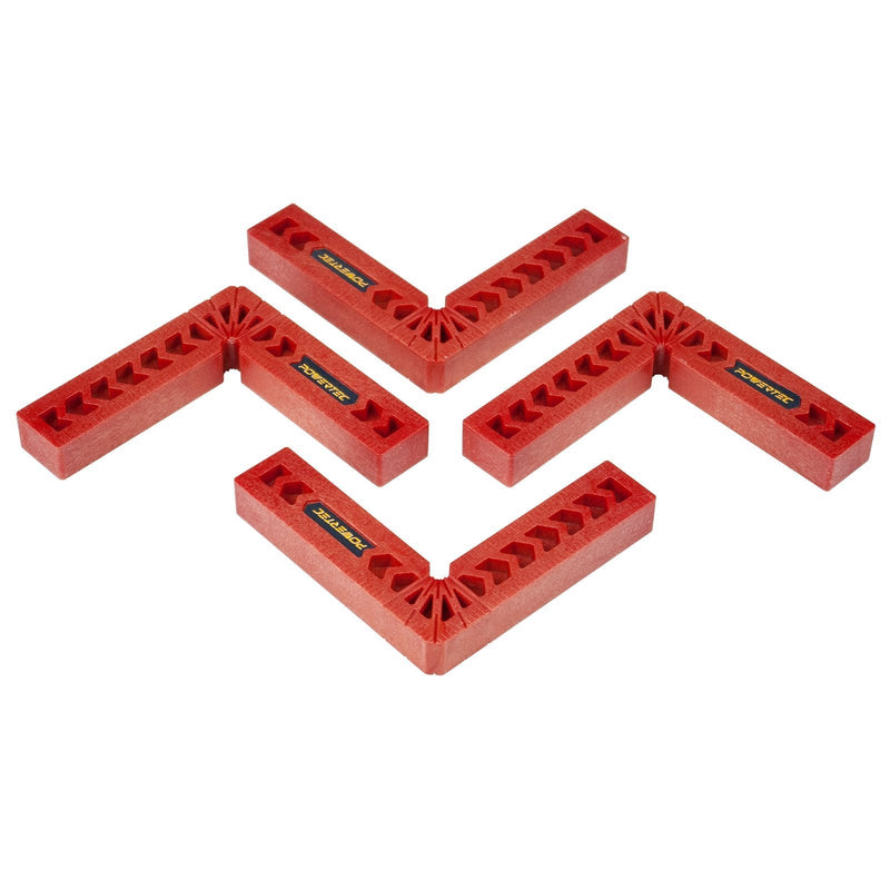 POWERTEC 71124 4" Positioning Squares (4 Pack) 4 inch, 4pk