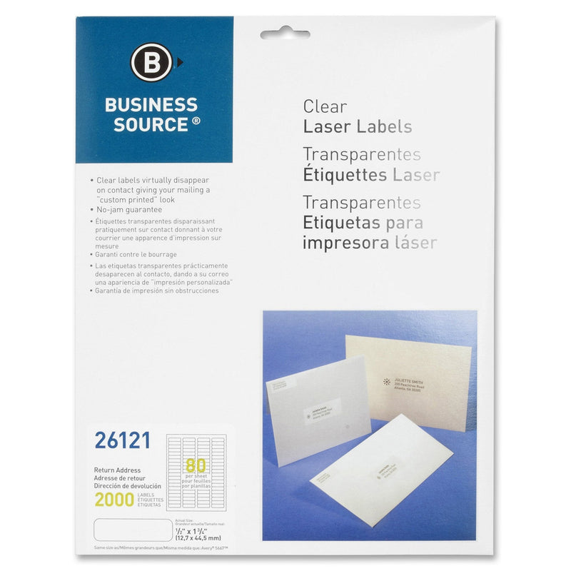 Business Source Labels Labeling Systems Address Label, 1/2"x1-3/4" (26121) 1/2"x1-3/4"