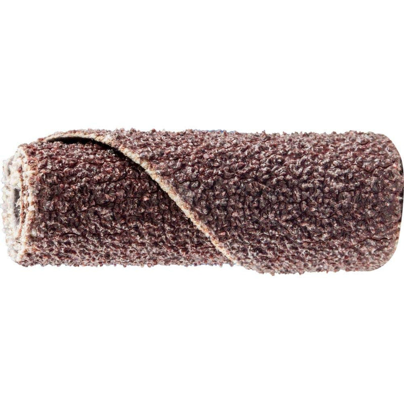 PFERD 41524 Untapered Cartridge Roll, Aluminum Oxide A, 3/8" Diameter x 1" Length, 1/8" Arbor Hole, 80 Grit, 24000 Max RPM (Pack of 50)