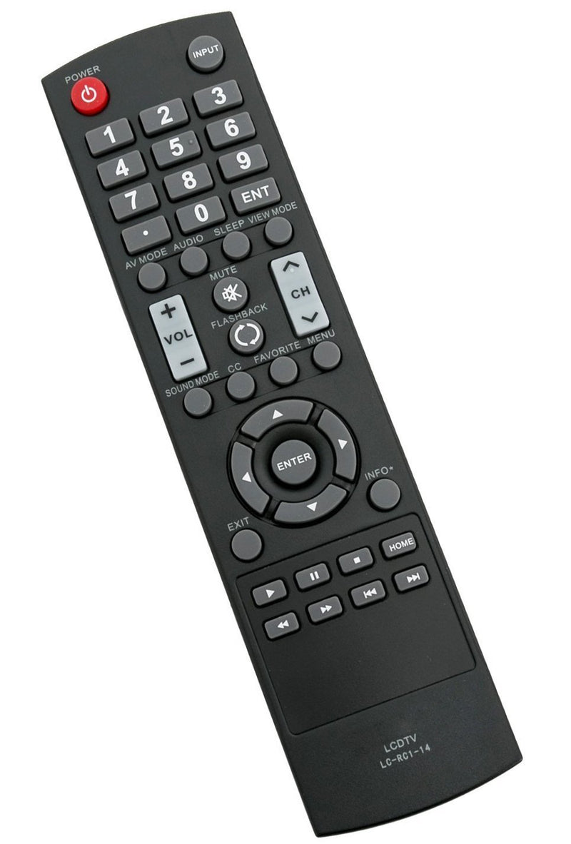 Replaced LC-RC1-14 Remote for Sharp TV LC-32LB150U LC-42LB261U LC-50LB261U LC-32LB261U LC-42LB150U LC-50LB150U LC32LB150U LC42LB261U LC50LB261U LC32LB261U LC42LB150U LC50LB150U