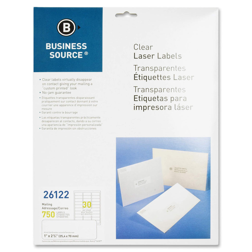 Business Source Labels Labeling Systems Address Label, 750/PK (26122)