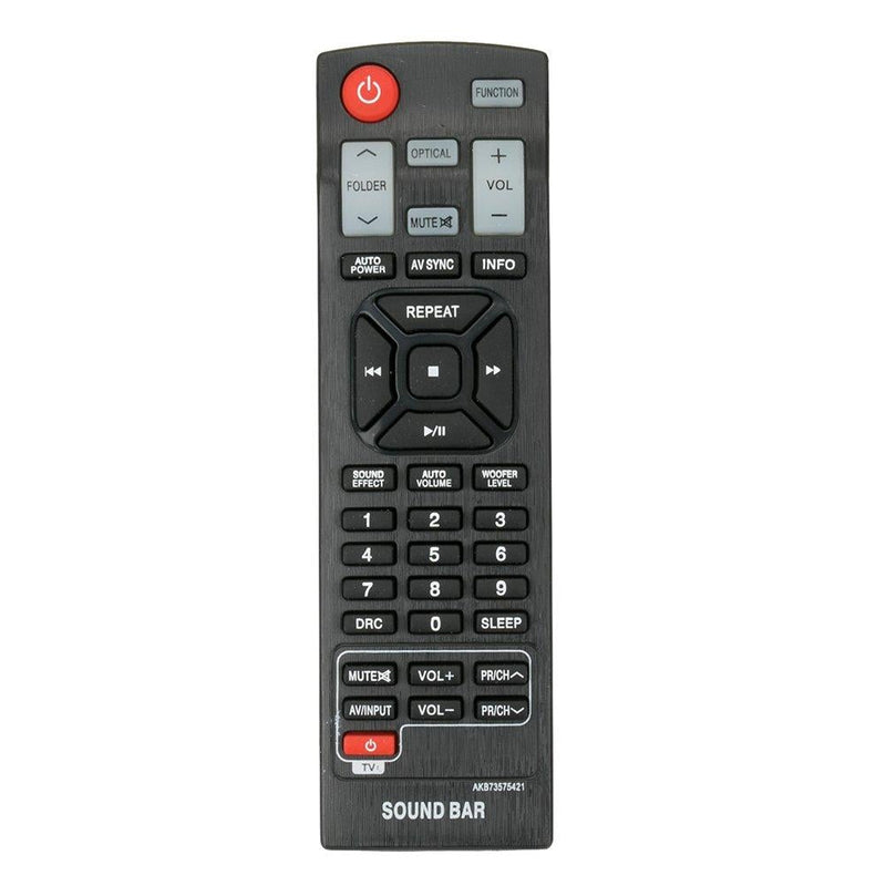 New AKB73575421 Replaced Remote fit for LG Soundbar NB4530B NB3532A NB3530A NB3531A NB3520A2 NB3520ANB NB3530ANB NB4532B NB4530B NB4530A NB4540 NB4542 NB4543 NB5540A NBN36