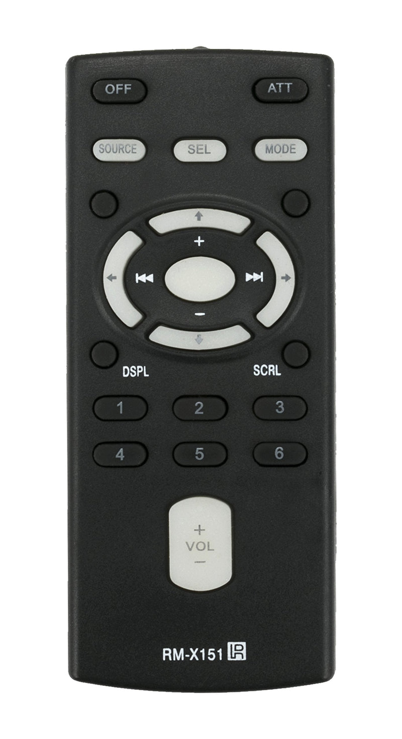 New RM-X151 Replace Remote fit for Sony CD MP3 DVD Car Radio Stereo RM-X153 CDX-GT610Ui CDX-GT410Ui CDX-GT310 CDX-GT510 CDX-GT81UW CDX-R505 CDX-RA700 MEX-1GP 1-479-077-14 CDXGT340 CDXGT540UI CDXGT640U