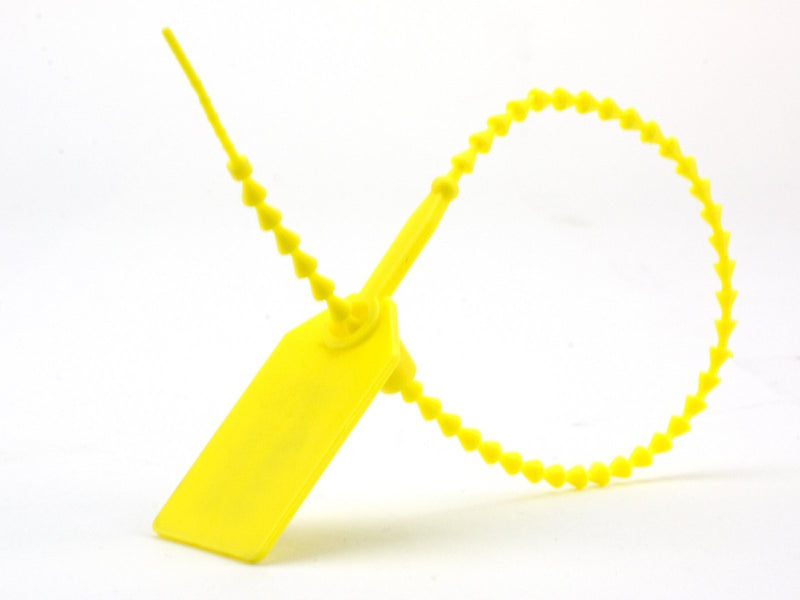 Yellow Tamper Seals, Zip Ties for Fire Extinguishers and Fire Safety
