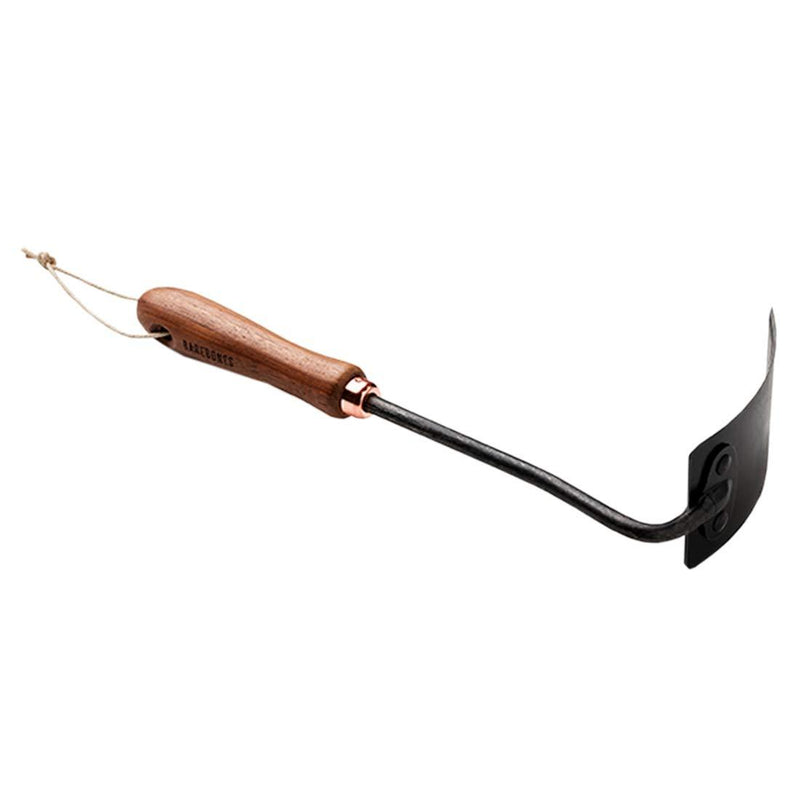 Barebones | Walnut Square Hoe - Curved Blade & Comfortable Grip