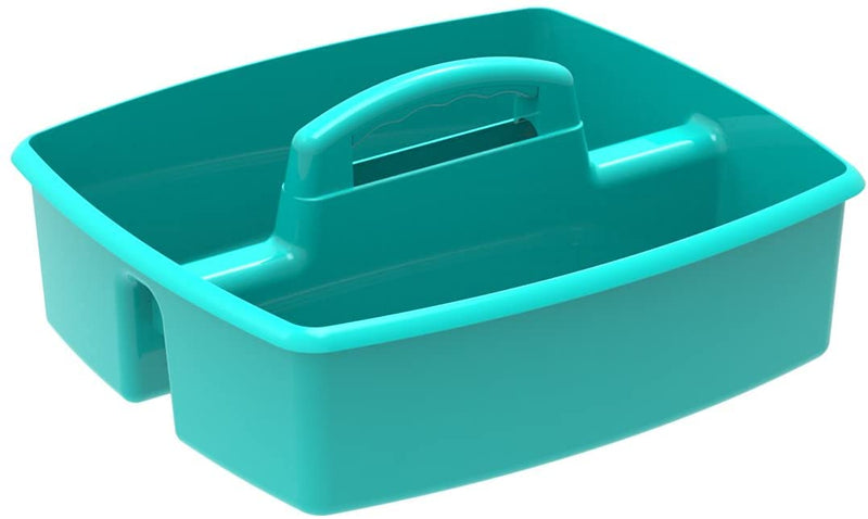 Storex Industries 13" x 11" x 6.375" Large Caddy, Teal