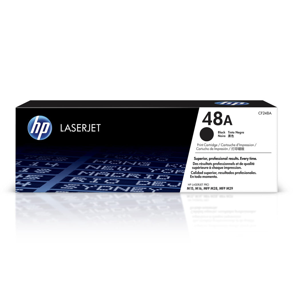 Original HP 48A Black Toner Cartridge | Works with HP LaserJet Pro M15, M16 Series, HP LaserJet Pro MFP M28, M29 Series | CF248A