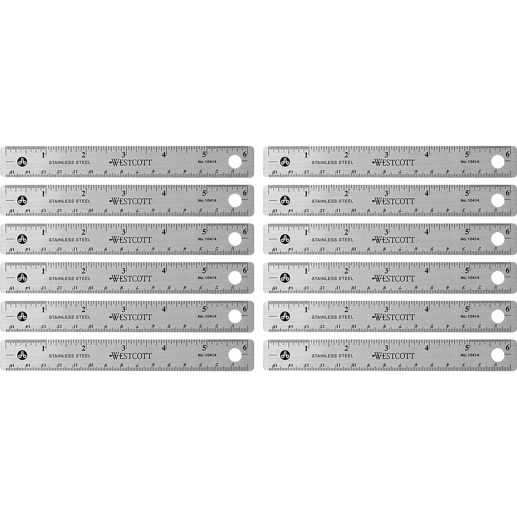 Westcott Steel Measuring Office and School Ruler (10414BX)