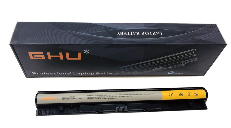 New GHU Battery L12L4A02 L12L4E01 L12M4A02 L12M4E01 L12S4A02 L12S4E01 2600 mAh Compatible with Lenovo IdeaPad G400S G405S G410S G510S G500S G505S G510S S410P S510P Touch Z710 G40-30 G40-45 G40-70