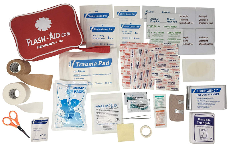 First Aid Kit for Youth Sports (Deluxe) - Youth Sports Performance + Aid Kit Deluxe Kit