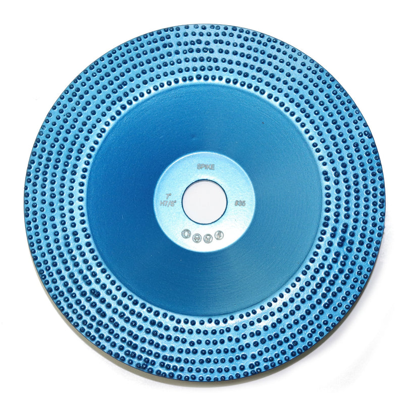 Spike 7" Diamond Cup Removing Disc Wheel for Paint, Epoxy, Glue, Mastic with RCD Newest Technology & Rubber Cushioned Body (Spike, 7", 14.5 oz Very Light) 7"
