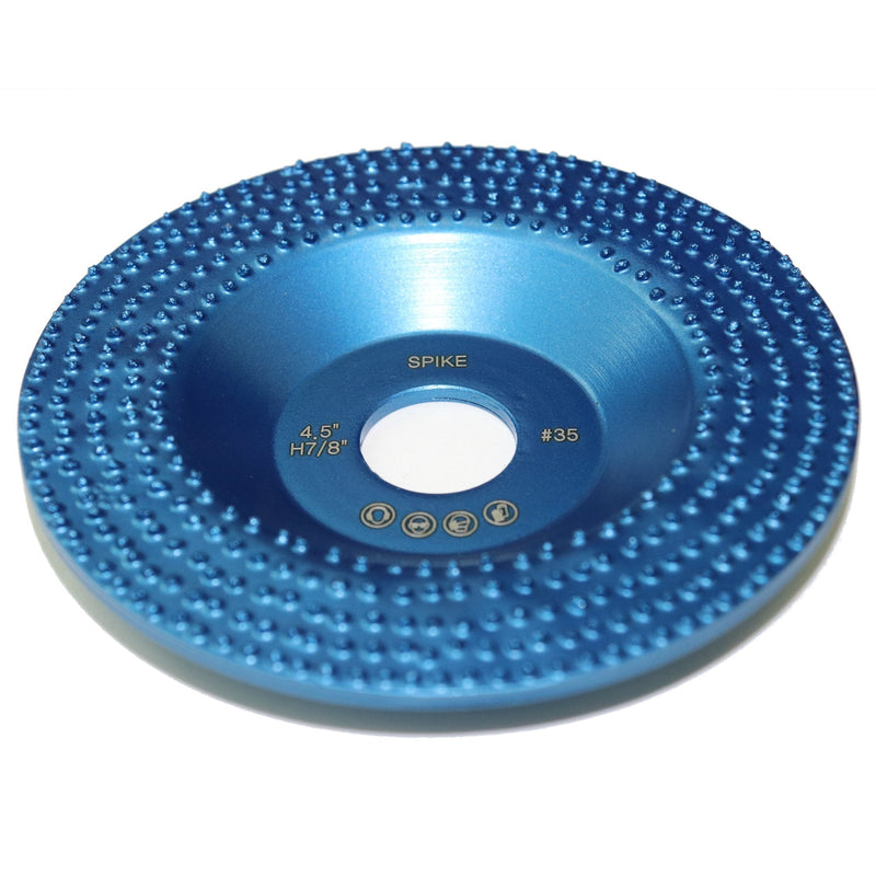 Spike 4.5" Diamond Cup Removing Disc Wheel for Paint, Epoxy, Glue, Mastic with RCD Newest Technology & Rubber Cushioned Body (Spike, 4.5", 5.4 oz Very Light) 4.5"
