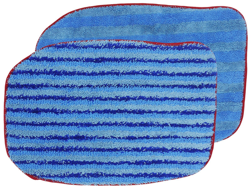 Flintar A1375-100/101 Replacement Microfiber Steam Mop Pads Refills for McCulloch MC1270, MC1375, MC1385 Steam Cleaners and Poulan Pro Steam Cleaner PP270, PP330, PP350 (1 Soft and 1 Scrubbing) 1 Soft and 1 Scrubbing