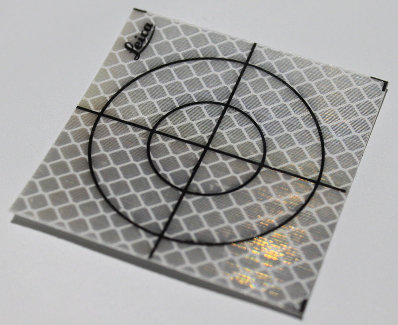 Reflective Tape Survey Targets (20pcs 60X60mm, White) 20pcs 60X60mm
