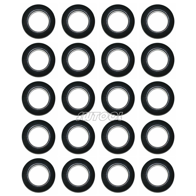 Selling Wonderful 1-9/16-Inch Inner Diameter Plastic Curtain Grommets 20-Pack (Black)