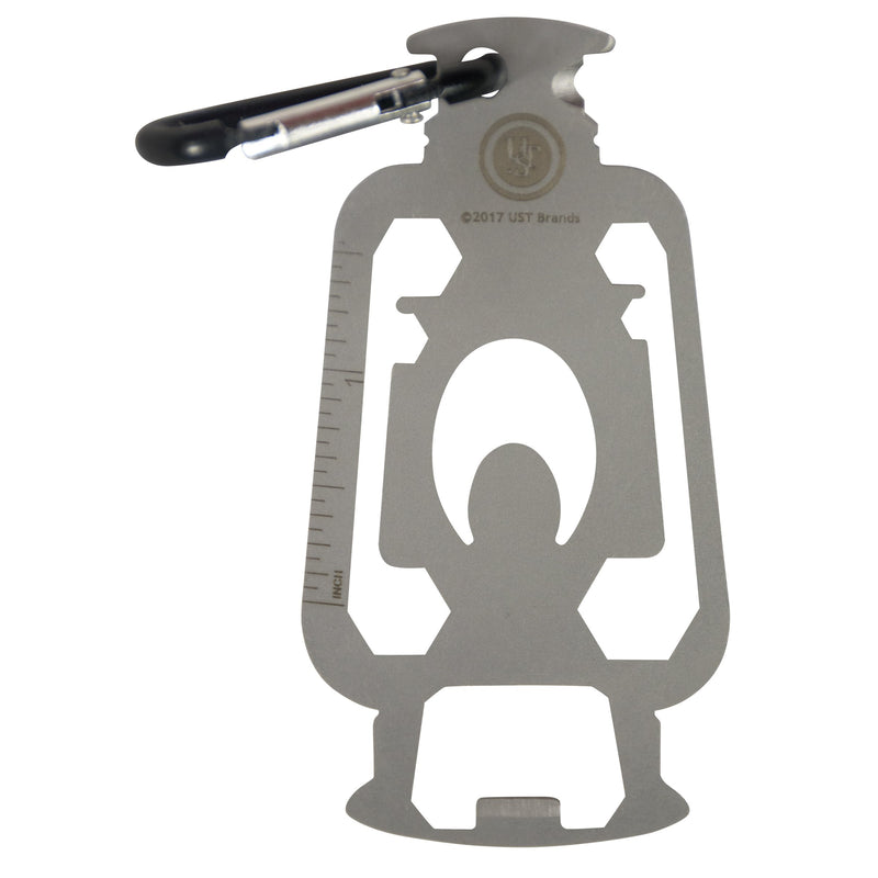 UST Tool-a-Long Multi-Tool Carabiners with Durable, Compact Stainless Steel Construction for Hiking, Kayaking, Camping, Travel and Outdoor Survival Lantern