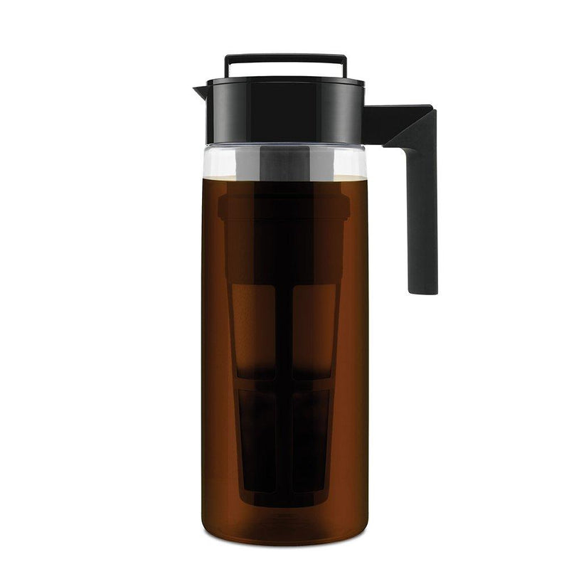 Takeya Patented Deluxe Cold Brew Coffee Maker, Two Quart, Black