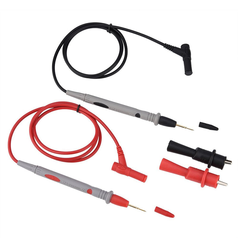 fosa Electronic Test Leads Kit, 1000V/20A Ultra-Sharp Digital Multimeter Leads Alligator Clips Replaceable Multimeter Probes